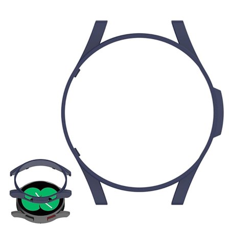 Samsung Galaxy Watch 4 (44mm) enkelt skyddsfodral - Midnattsblå