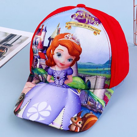 SOFIA THE FIRST Baseball kasket Baseballkasket Buzzer Had Kasket Ki Red SOFIA THE FIRST