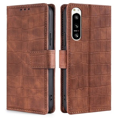 Croco Sony Xperia 5 IV skal - Brun
