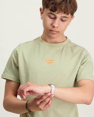 Zeke Essential Print Tee Grønn T-skjorter Gutt - Kids Brand Store