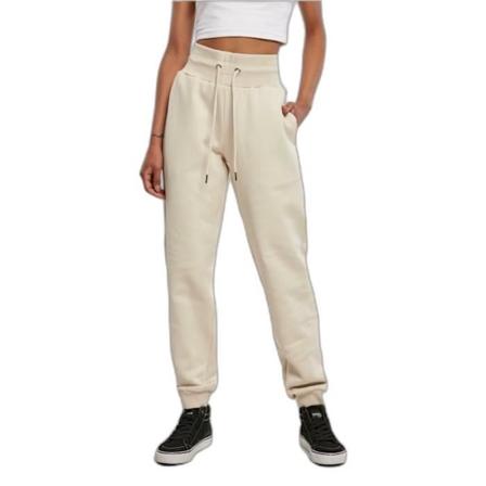 Joggingbyxor med hög midja för kvinnor i ekologisk bomull - Urban Classics Organic - Vit - M Vit jag