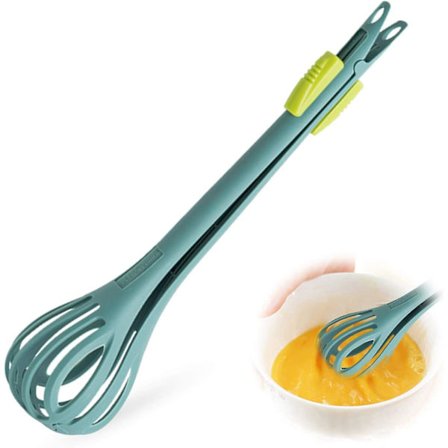 Kaffevisp, varm sjokoladevisp, nylon kjøkken multifunksjonell manuell visp med mykt håndtak