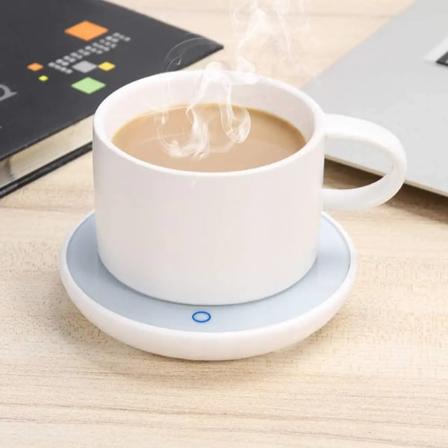 Kaffekoppsvärmare, Usb Underläggsvärmare, (vit) 1st