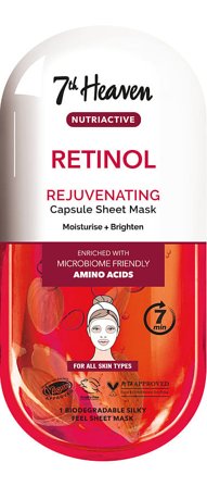 Montagne Jeunesse Retinol Acid Sheet Ansigtsmaske, Skincare, Masker, Sheet Masker