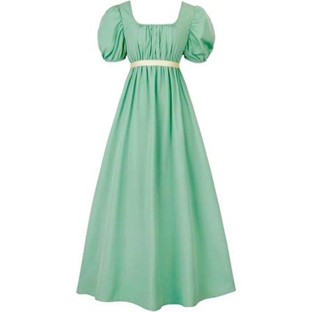 Regency Klänningar för kvinnor med satäng skärp