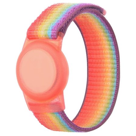 Apple AirTag-fodral Tag GPS-spårare Armband Regnbågsfärger IC