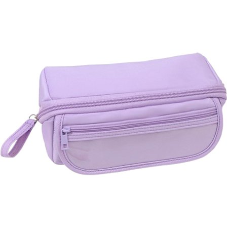 Børne Penalhus med 9 Opbevaringsrum Stor Kapacitet Multifunktionelt Skole Penalhus til Drenge og Piger Lilla