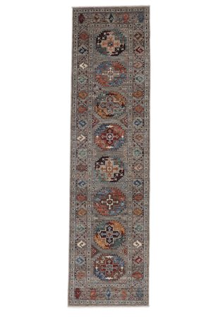 Oriental Ziegler Ariana Rug 79X299 Runner Brown/Black Wool, Afghanistan