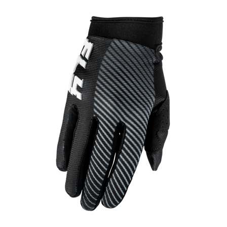 Rękawice Cross Młodzieżowe FLY Racing F-16 V26 Czarny/Złamany Biały L