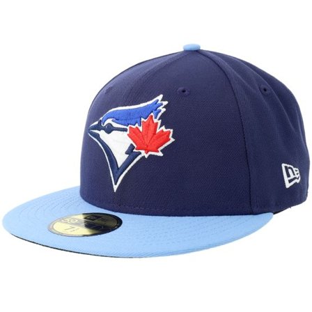 New Era - MLB Blå Keps - Toronto Blue Jays Acperf 2020 Navy/Sky Fitted @ Hatstore