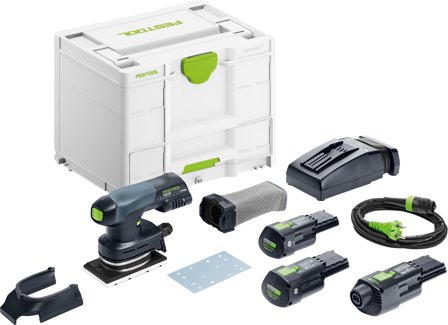 Festool RTSC 400 3,0 I-Set Planslip med batteri och laddare, Maskiner