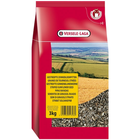 Versele-Laga - Stripete solsikkefrø 2,5 kg. - Fuglemat & fuglefôr - Rent frø - ZOO.no