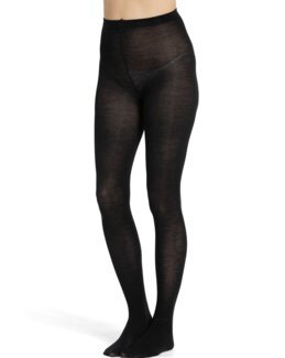 Ullstrømpebukse Svart - Åshild