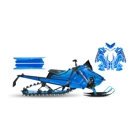Dekalkit SweTown Awe Blue - Polaris Axys 800 SKS 146 2018-2020