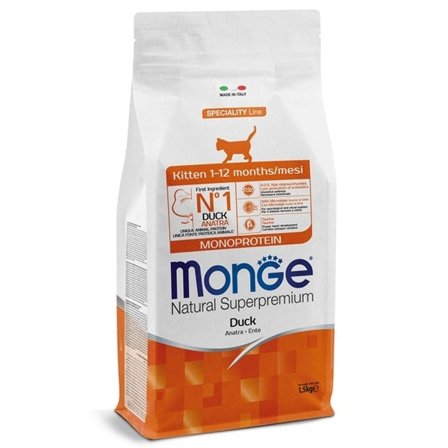 Monge Natural Superpremium Monoprotein Anatra Cibo Secco Per
