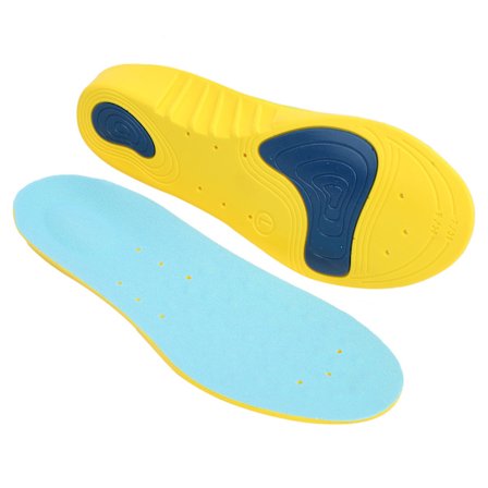 2 Par Fotstöd Mjuka Innersulor Sport Andningsbara Elastiska Skoinlägg Löparskor Inlägg L