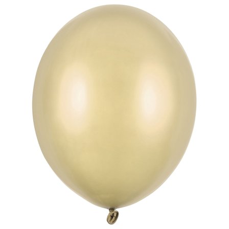 Stærke Balloner Metallic Lysguld 30 cm 100-pak