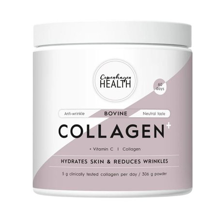 Copenhagen Health Bovine Collagen+ Pulver 306 g (60 dage), Helse & Madvarer, Ingredienser, Kollagen