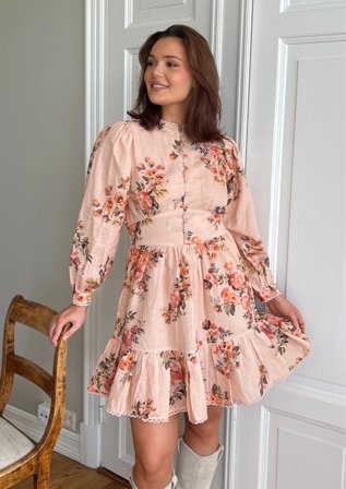 MISSMAYA - Marie Dress Peach Parfait - XS