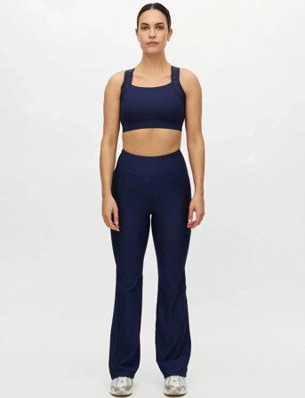 Röhnisch Ribbed R Flare Hw Tight - Navy - XS