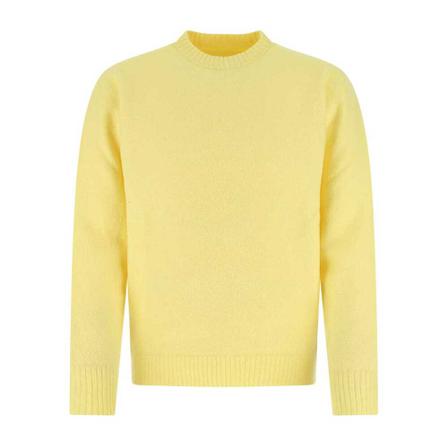 Jil Sander, Knitwears Żółty, Mężczyzna, Rozmiar: M