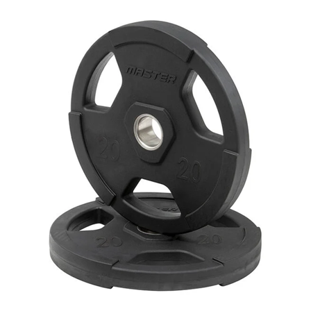 Master Fitness Gummiklädd Viktskiva 50 mm 1,25–20 kg