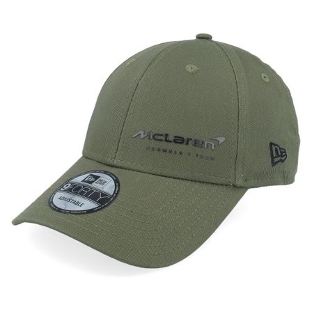New Era - Motor Grön adjustable Keps - McLaren F1 Essential 9FORTY Olive Adjustable @ Hatstore