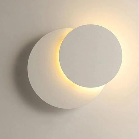 Indendørs væglamper 8W Hvid, Moderne LED væglampe, Kreativ 2 i