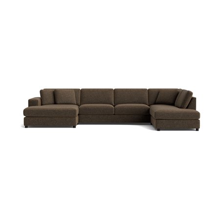 Oasis U-sofa, venstrevendt - Anthology Brun - 360x213x79 - Sofa, u-sofa