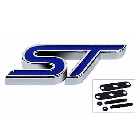 Mörkblå st grill frontgrill motorhuvsemblem bagageutrymme för ford fiesta focus mondeo 70mm x 30mm