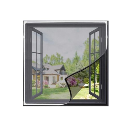 2024, Klippbart magnetiskt myggnätsfönster 130 Cm X150cm, Tvättbart insektsnätfönster för alla fönster Sma