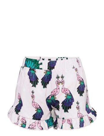Ruffles Shorts Påfågeln Light Pink White Tao & Friends
