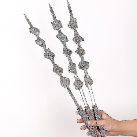 Bbq Grillspyd, tyrkiske grillspyd med trehåndtak, kebabspyd i rustfritt stål, for Koobideh Kebab, tyrkisk stil Bbq-dwdz (FMY)