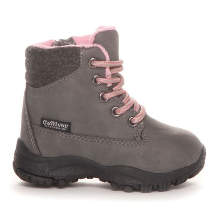 Gulliver Kids' Waterproof Boots in PU Children lined boots Grey 23
