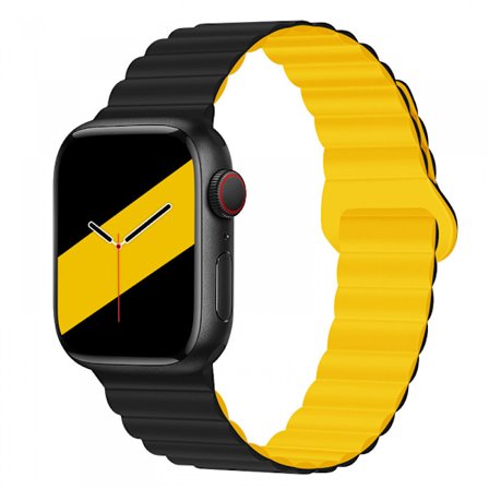 Kompatibel med Apple Watch-armband 42mm 44mm 45mm, för iWatch Series 8/7/6/5/4/3/2/1/SE, magnetiska armband för Apple Watch-armband