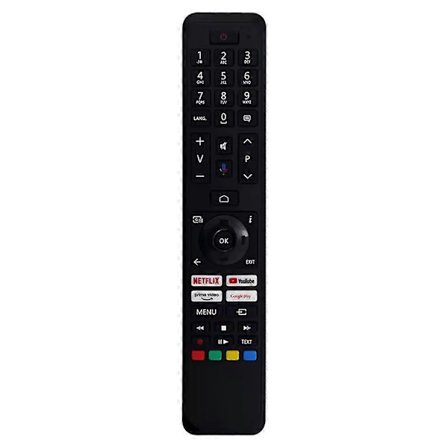 CT-8563 Kompatibel med Toshiba TV Fjernbetjening 1-10m Rækkevidde Infrarød Erstatningscontroller (Understøtter Ikke Stemmefunktion)