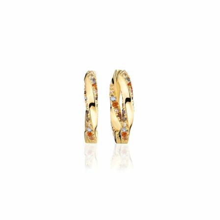 Sif Jakobs, Earrings Ferrara mid Geel, Dames, Maat:ONE Size