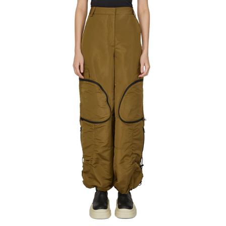 Stella McCartney Zip-Patch Bukser Grøn, Dame