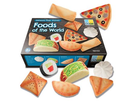 YELLOW DOOR Lekmat Världens olika smaker av sten 8/fp - Lyreco - Skola och förskola - Lekmaterial - Kök och matlek