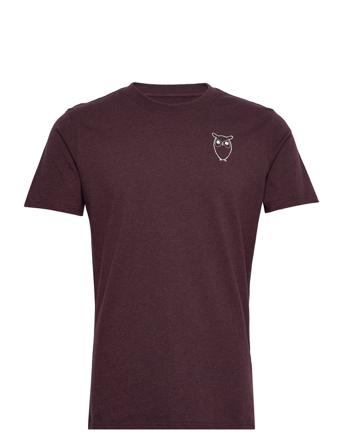 Alder Owl Chest Tee - Gots/Vegan Red Knowledge Cotton Apparel