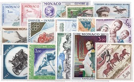 Monaco 1960-1970 - YT PA 75, 77, 79-86 en 91-95 - Postfrisk
