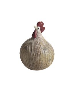 Höna Woddie Ljusbrun - 9,6 cm - Påsk - Nääsgränsgården