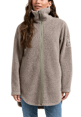 Didriksons Umi Fullzip Överdelar Dam Brun 48