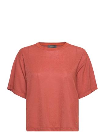 Mmkit Ss Tee T-shirts & Tops Short-sleeved Korall MOS MOSH*Betinget Tilbud