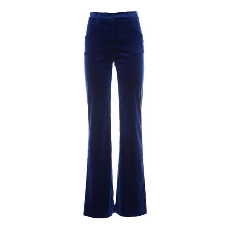 Alberta Ferretti, Wide Trousers Blauw, Dames, Maat:M