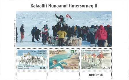 Grønland - Sport i Grønland - Postfrisk miniark