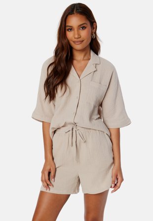 ONLY - Onlthyra SS Shirt - Oxford Tan