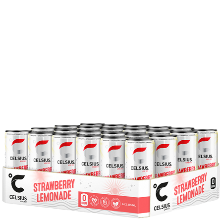 24 x Celsius, 355 ml, Strawberry Lemonade