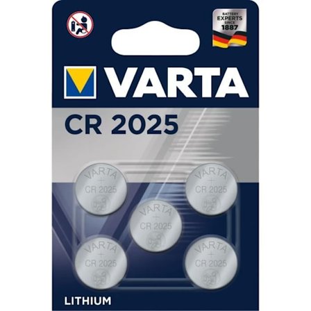 VARTA Pakke med 5 lithiumbatterier CR2025