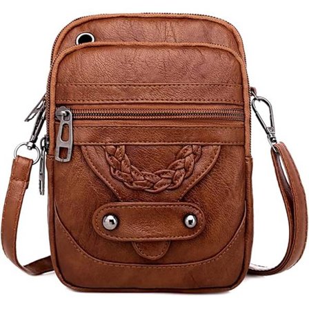 Kvinder Crossbody Telefon Taske, Lille Blød Læder Håndtasker Skuldertasker Damer Multifunktionel Pung Taske Mini Messenger Taske